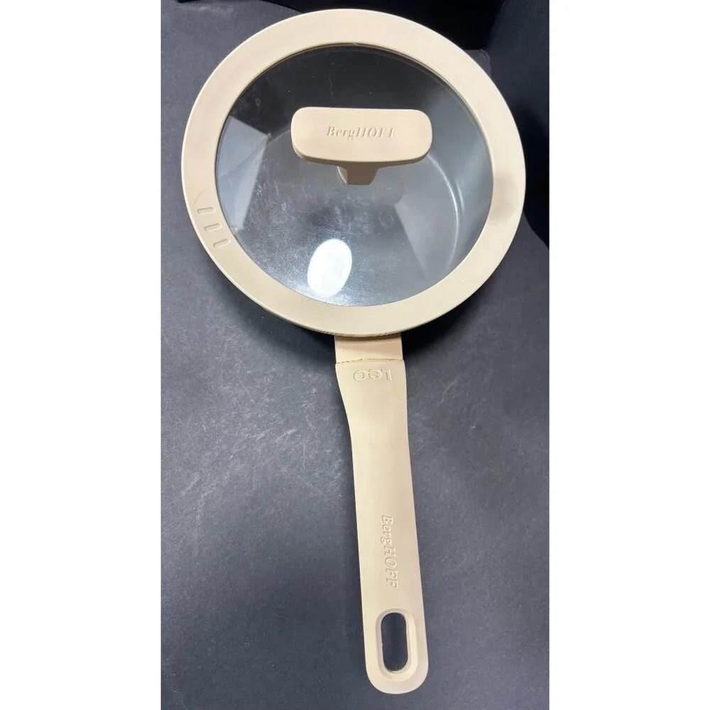 BergHOFF Leo Nonstick 1 1/2 qt Saucepan With Lid Beige Aluminum Cookware